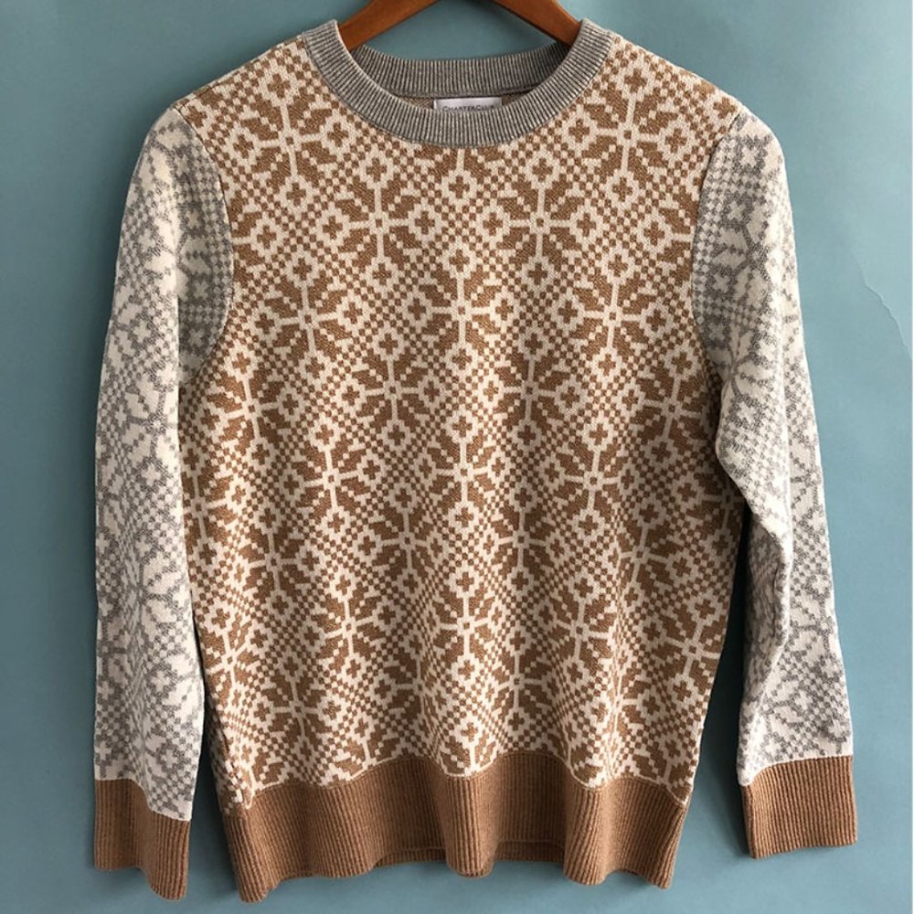Charter Club Women's Fair Isle Family Sweater, Created for Macy's